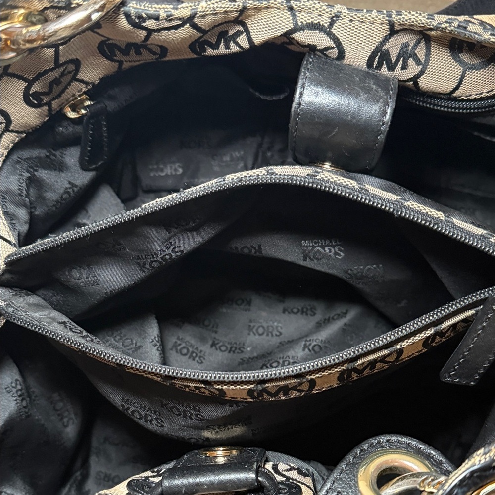 VINTAGE Y2K Michael Kors Ludlow Large Jacquard Signature Bag - Picture 8 of 14